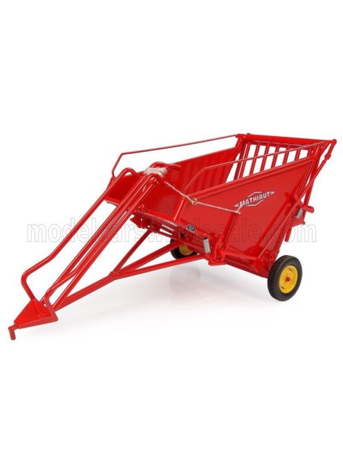 Universal Hobbies - ACCESSORIES MATHIAUT MDT 72 - SMALL BALE COLLECTING CART RED