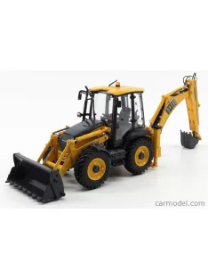   Universal Hobbies - Komatsu Wb97S Ruspa Escavatore Gommata Tractor - Scraper - Excavator Yellow