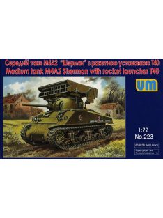 Unimodels - Tank M4A2 with T40 rocket launcher