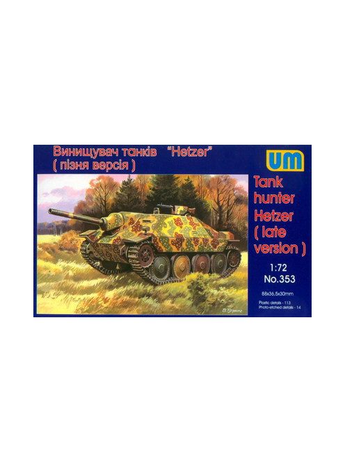 Unimodels - Tank Hunter Hetzer (late version)