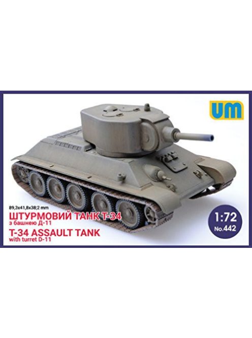 Unimodell - T-34 Assault tank with turret D-11