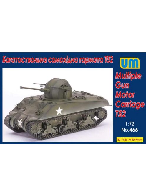 Unimodell - Multiple Gun Motor Carriage T52