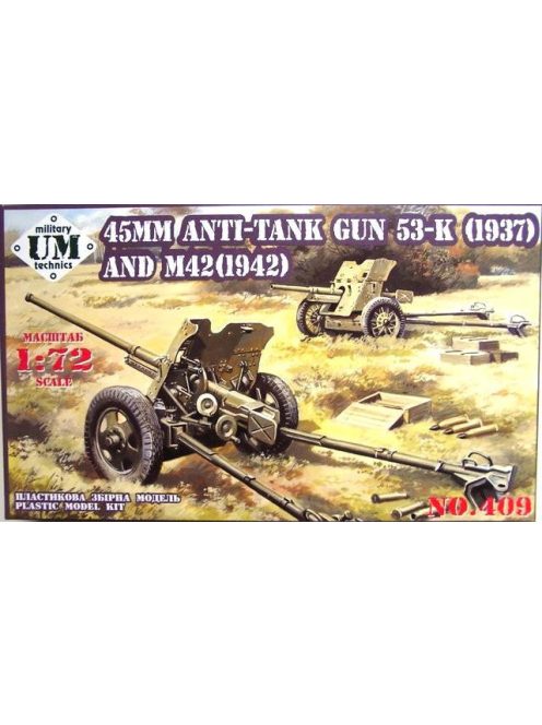 Unimodels - 45mm Antitank guns 53-K (1937) and M42 (1942)