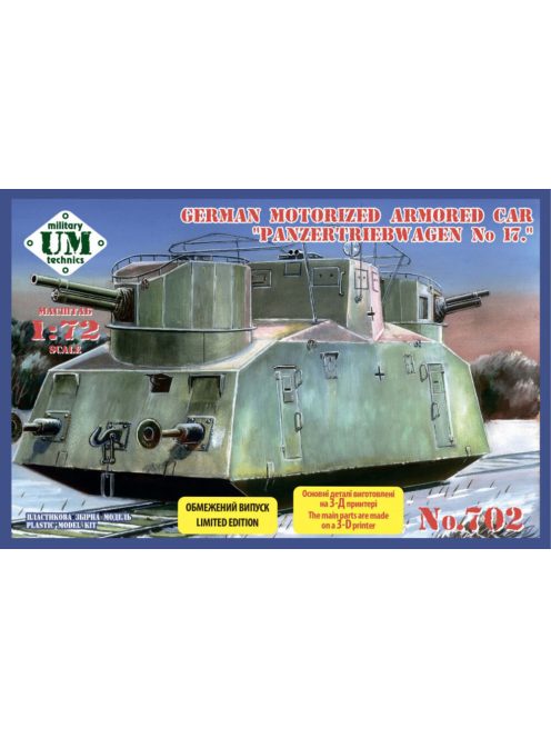 Unimodell - Panzertribwagen No.17 German motorized armored car