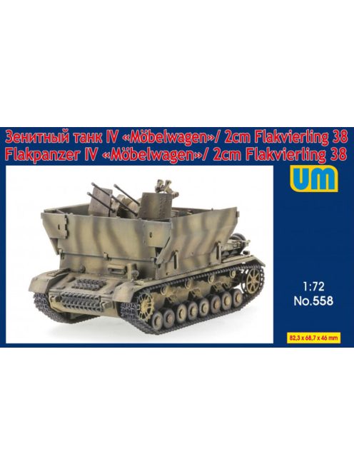 Unimodell - Flakpanzer IV Mobelwagen/2cm Flakvierling38