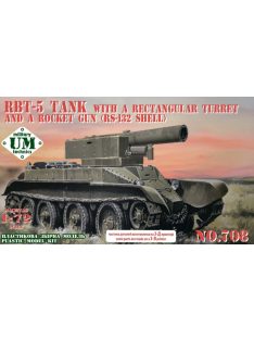 Unimodell - RBT-5 tank with rocket gun (RS-132)