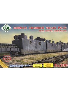 Unimodell - German armored train PZ-27 (trophy components)