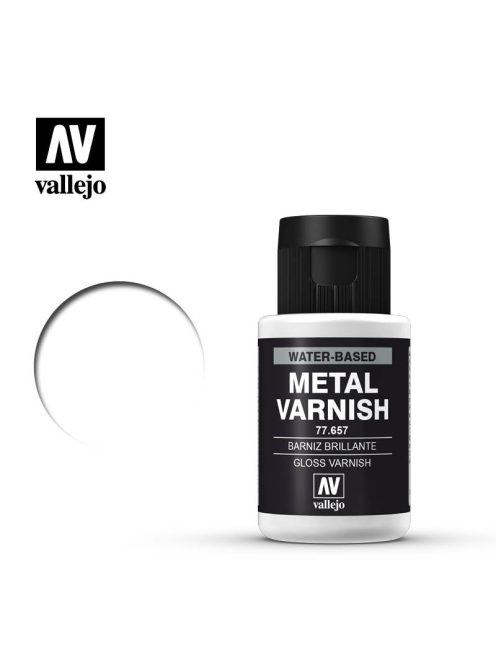 Vallejo - Auxiliary - Gloss Metal Varnish 60 ml