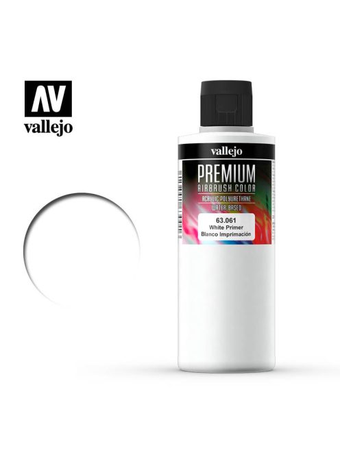 Vallejo - Premium Color - White Primer 200 ml