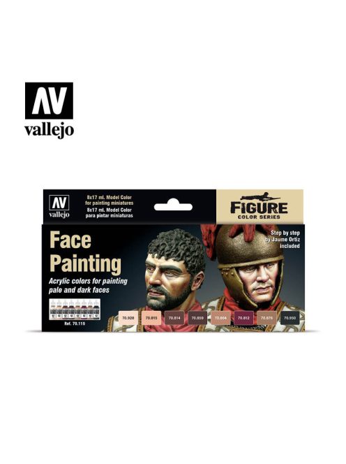 Vallejo - Model Color - Faces Painting Set by Jaume Ortiz Paint set