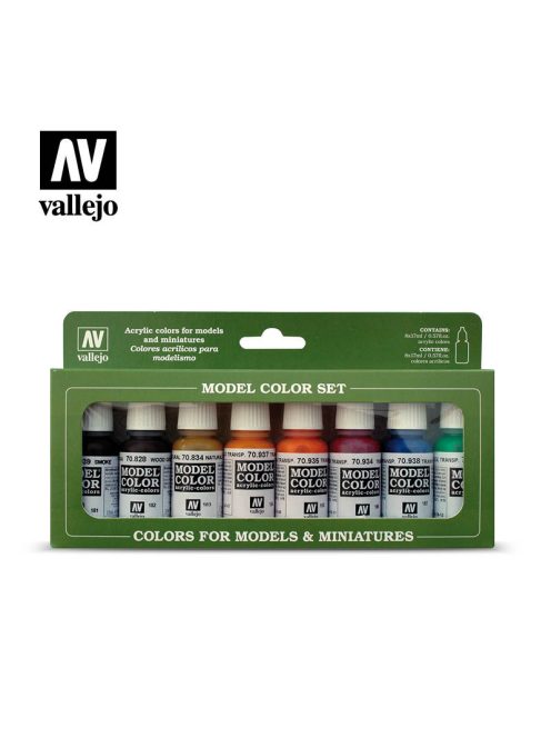 Vallejo - Model Color - Transparent Colors Paint set