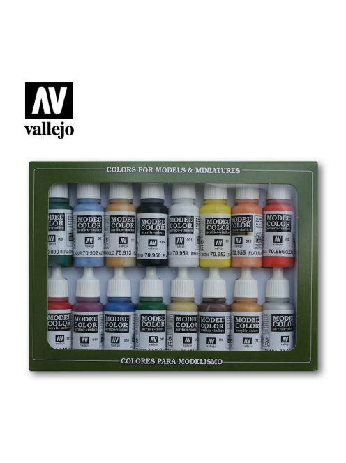 Vallejo - Model Color - Basic Colors Usa Paint set