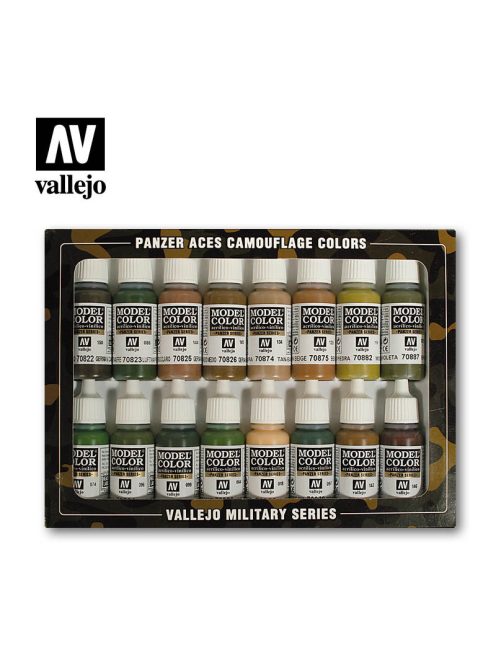 Vallejo - Panzer Aces - Panzer Aces Camouflage Paint set