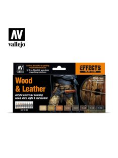   Vallejo - Model Color - Wood & Leather By Angel Giraldez Paint set