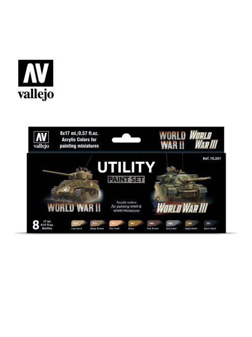 Vallejo - Model Color - Utility Paint Set