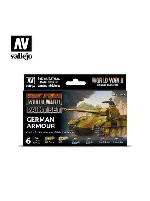 Vallejo - Model Color - German Armour WWII Paint set