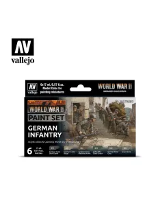 Vallejo - Model Color - German Infantry WWII Paint set