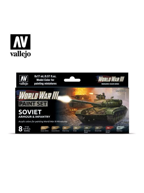 Vallejo - Model Color - WWII Soviet Armour & Infantry Paint set