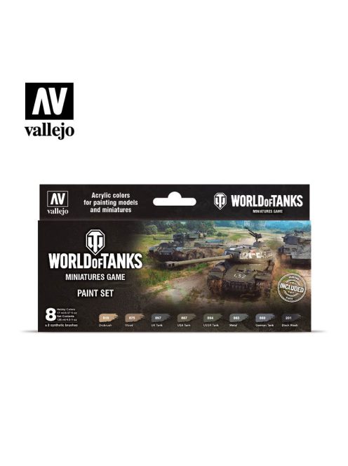 Vallejo - Model Color - Miniatures Game Paint Set WoT