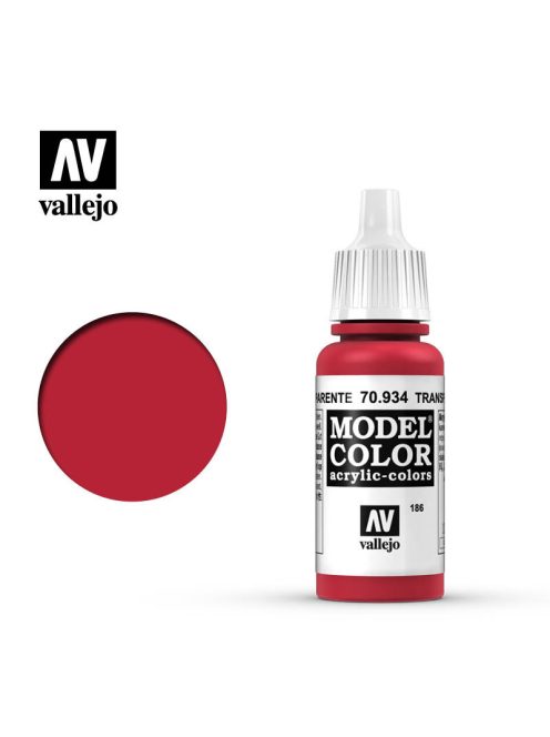 Vallejo - Model Color - Transparent Red