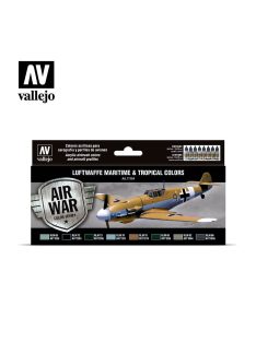   Vallejo - Model Air - Luftwaffe Maritime And Tropical Colors Paint set