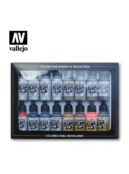 Vallejo - Model Air - Metallic Effects Paint set
