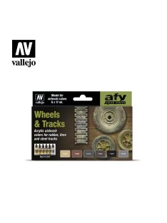 Vallejo - Model Air - Wheels & Tracks Paint set