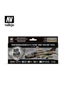   Vallejo - Model Air - Soviet / Russian colors Su-7/17 "Fitter" from "Cold War" to 80's Paint set
