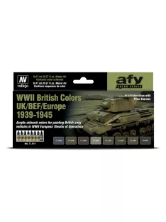 Vallejo - WWII British Colors UK/BEF/Europe 1939-1945