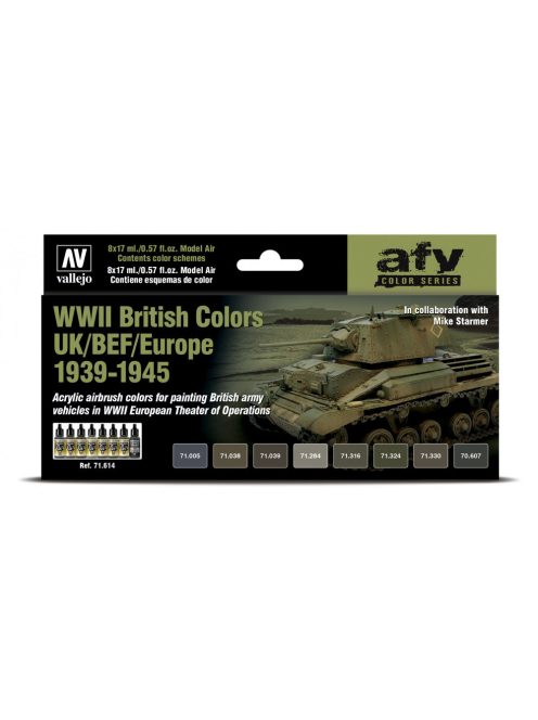 Vallejo - WWII British Colors UK/BEF/Europe 1939-1945