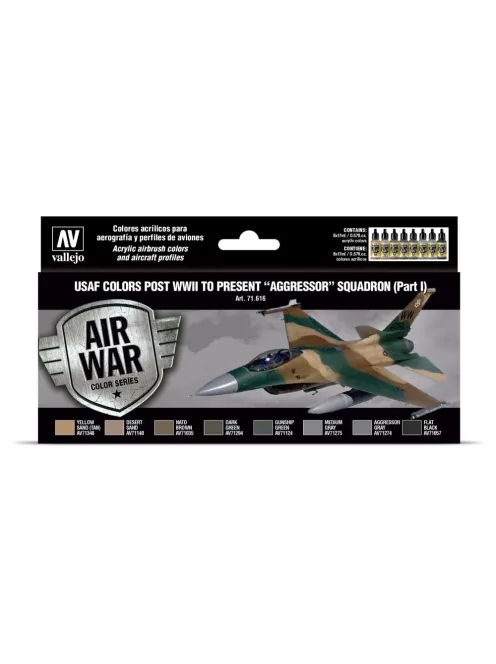 Vallejo - USAF colors post WWII to present Aggressor Squadron Part I