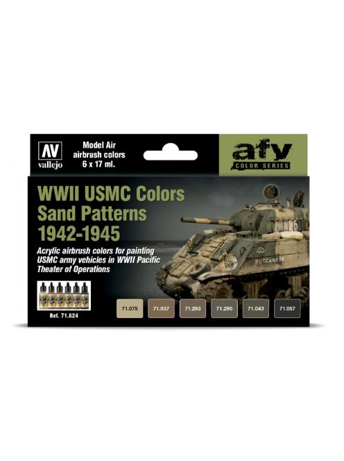 Vallejo - WWII USMC Colors Sand Patterns 1942-1945