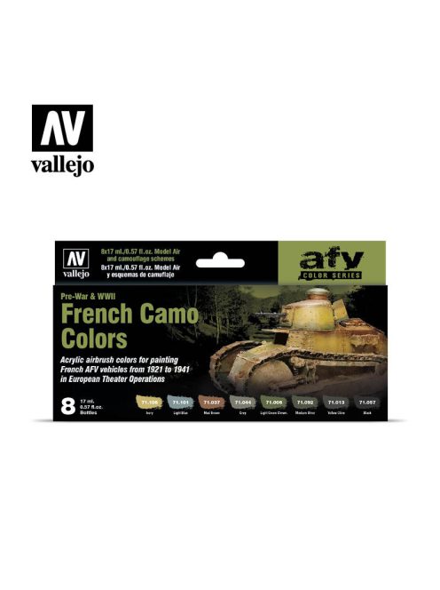 Vallejo - French Camo Colors Pre-War & WWII (8)