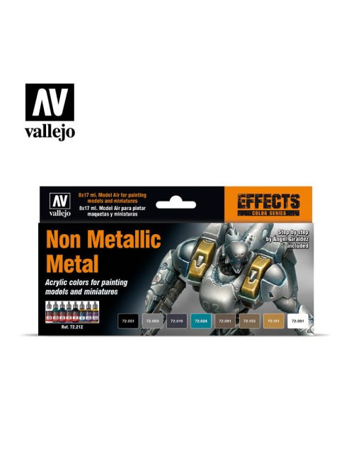 Vallejo - Game Color - Non Metallic Metal Paint set
