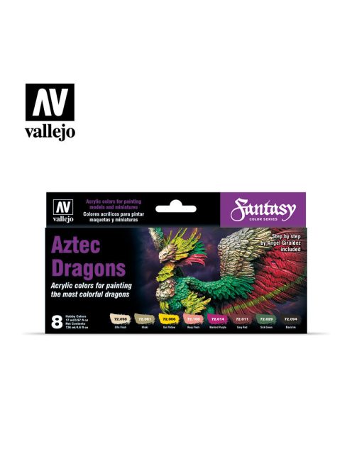 Vallejo - Aztec Dragons (8) by Angel Giraldez