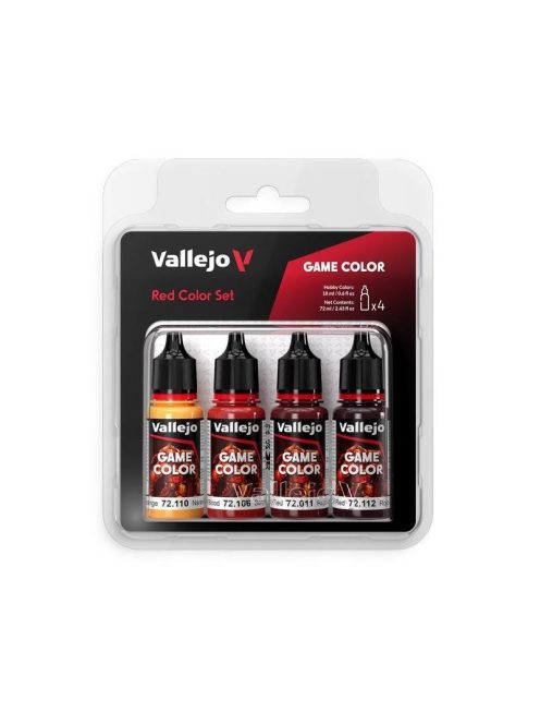 Vallejo - Game Color - Red Color Set