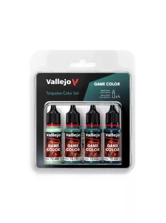 Vallejo - Turquoise Color Set 18 ml