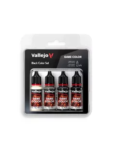 Vallejo - Black Color Set 18 ml