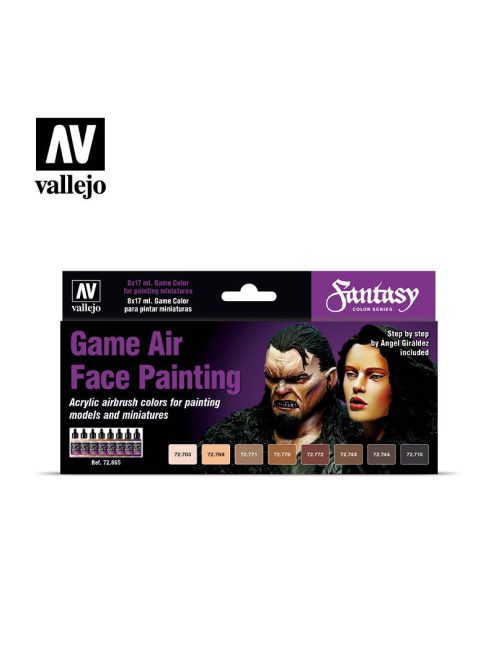 Vallejo - Game Air - Face Painting (8) by Angel Giraldez Paint set