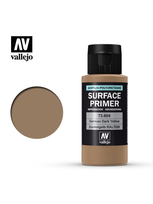 Vallejo - Surface Primer - Ger. Dark Yellow 60 ml.