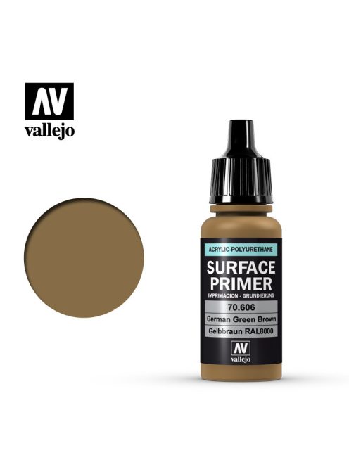 Vallejo - Surface Primer - Ger. Green Brown 60 ml.
