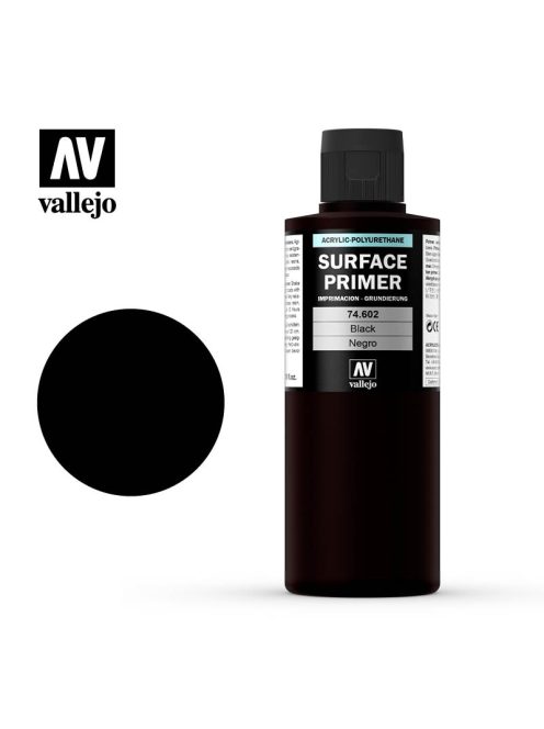 Vallejo - Surface Primer - Black 200 ml.