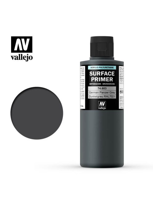 Vallejo - Surface Primer - Ger. Panzer Grey 200 ml.