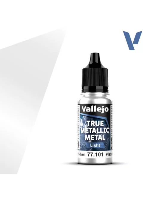 Vallejo - True Metallic Metal Light Sterling Silver 18 ml