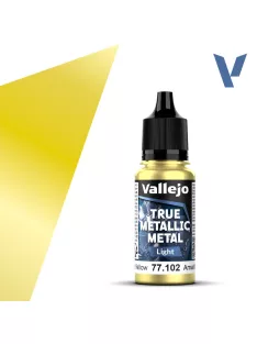 Vallejo - True Metallic Metal Light Radiant Yellow 18 ml