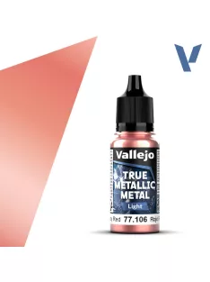 Vallejo - True Metallic Metal Light Ruby Red 18 ml