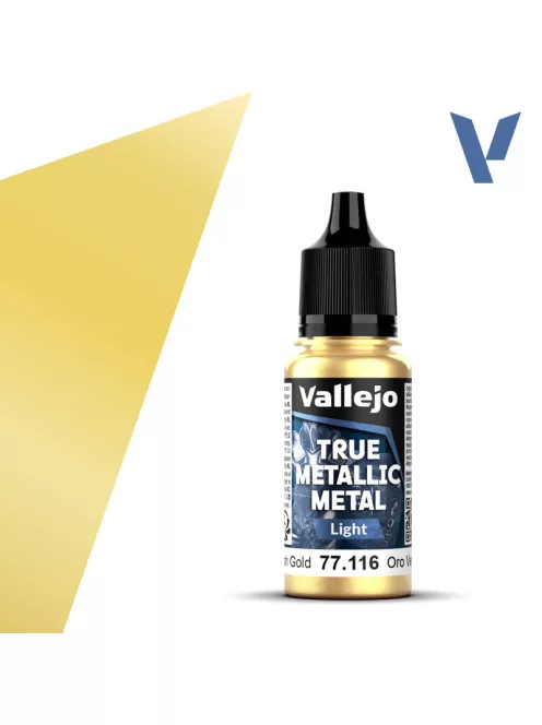 Vallejo - True Metallic Metal Light Greenish Gold 18 ml