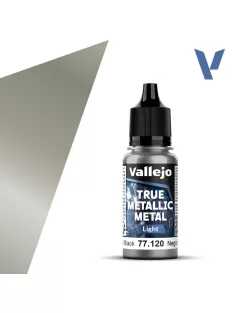 Vallejo - True Metallic Metal Light Obsidian Black 18 ml
