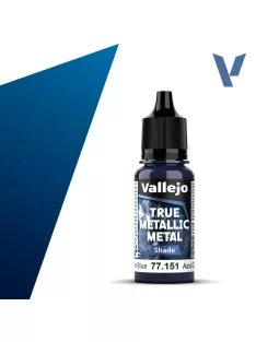 Vallejo - True Metallic Metal Shade Sapphire Blue 18 ml
