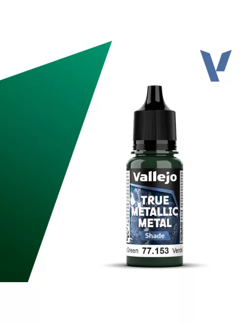 Vallejo - True Metallic Metal Shade Hydra Turquoise 18 ml